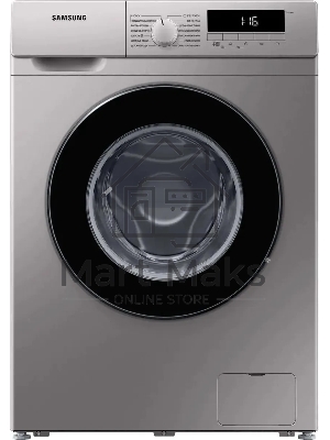 Стиральная машина Samsung WW80T3040BS/LP серебристый, загрузка фронтальная 8 кг, 1400 об/мин, класс: A