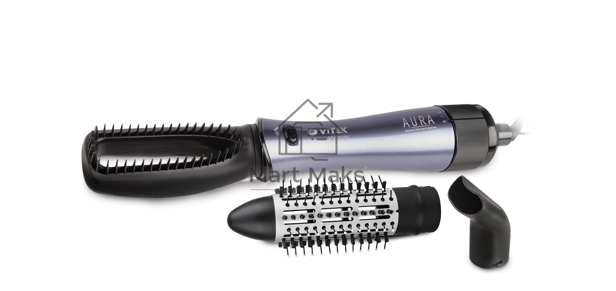 Фен-щетка Vitek VT-8238 фиолетовый