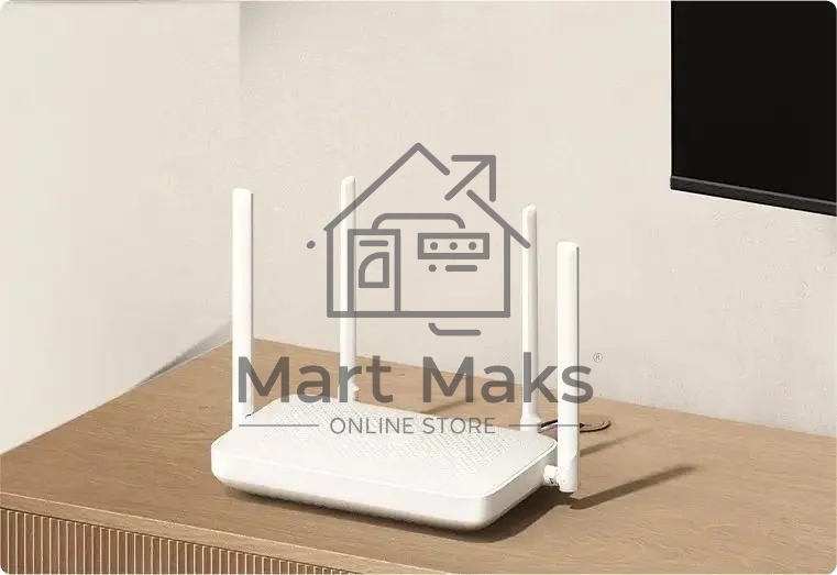 Роутер Wi-Fi Xiaomi Mi Router AX1500 RD12, 2.4/ 5 ГГц, до 1.5 Гбит/с, LAN 3x1 Гбит/с, WAN 1x1 Гбит/с