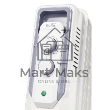 Обогреватель масляный Ballu CUBE BOH/CB-07W (7 секций), белый, 1500 Вт, 15 м2, механический термостат