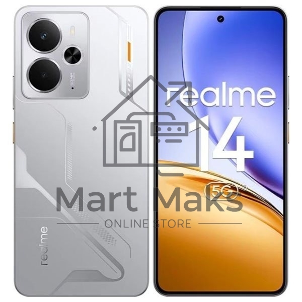Смартфон Realme 14 5G RMX5070 12/256Gb серебристый