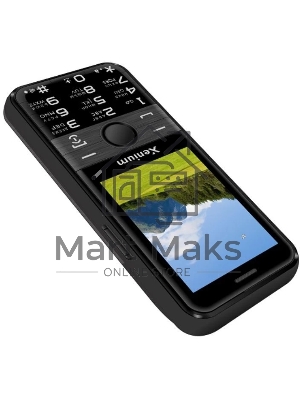 Мобильный телефон Xenium X800 черный моноблок 2Sim 2.8