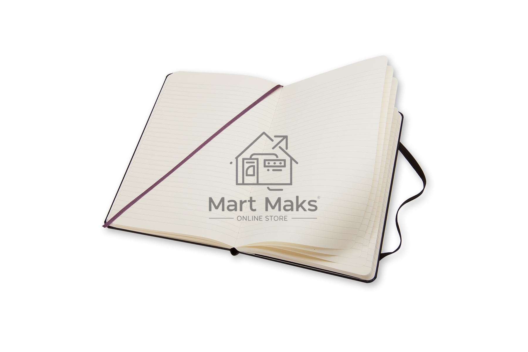 Блокнот Moleskine CLASSIC QP060 Large 130х210мм, 240 страниц, линейка, твердая обложка, черный
