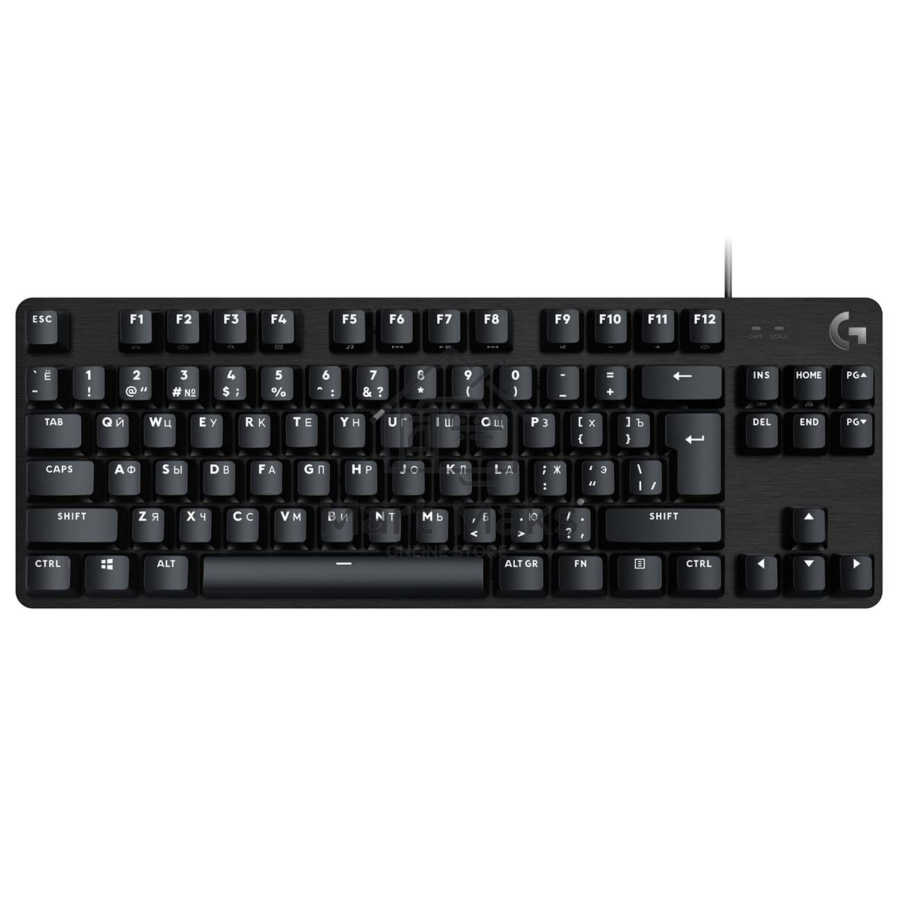 Клавиатура проводная Logitech Gaming Keyboard G413 TKL SE Mechanical - RUS - USB - TACTILE SWITCH черный