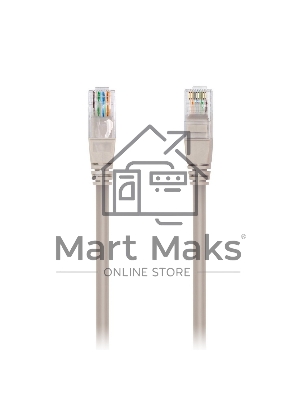 Патч-корд Smartbuy (K-09150-30) литой UTP Кат.5e 15м серый