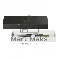 Ручка шариковая Parker Jotter Grey Core GT (2213723) M, синие чернила, подарочная коробка