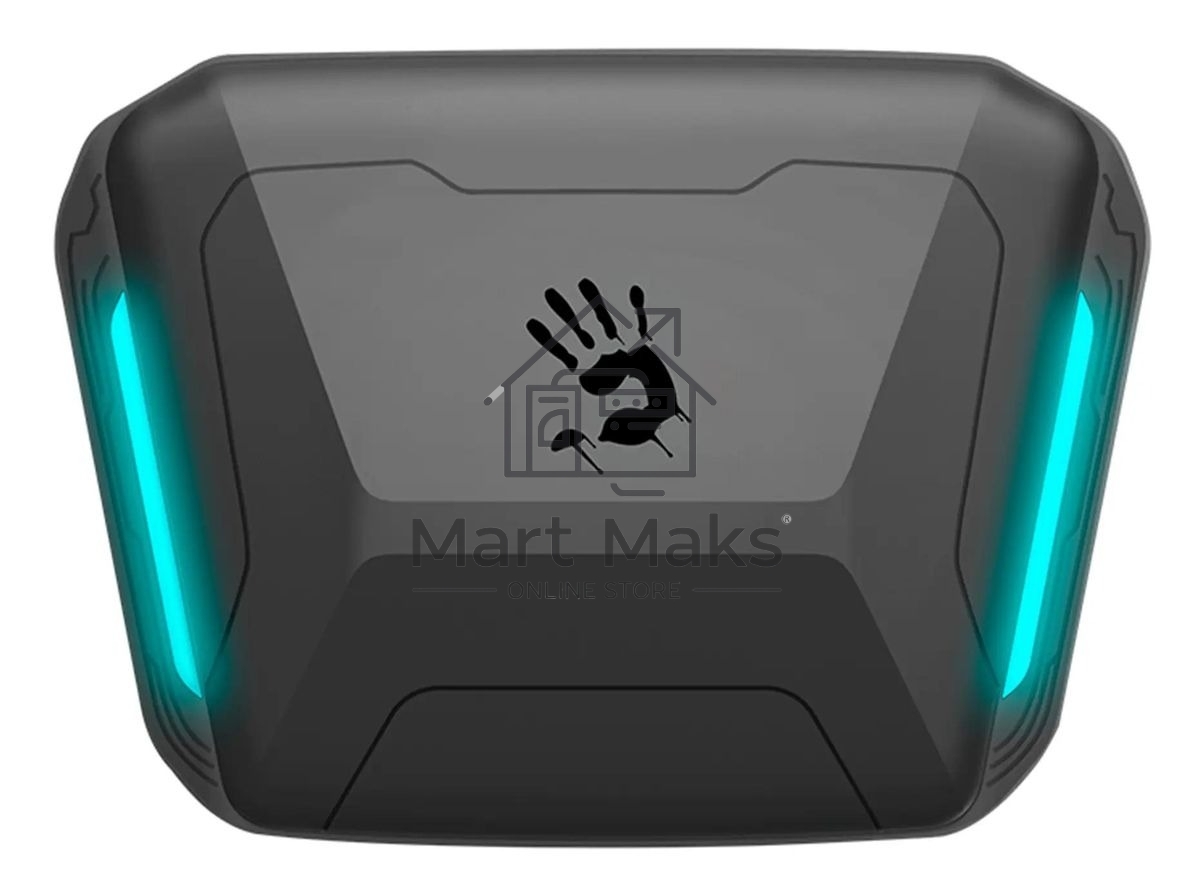 Гарнитура проводная с микрофоном A4Tech Bloody M70 черный/синий вкладыши BT в ушной раковине (M70 BLACK+BLUE)