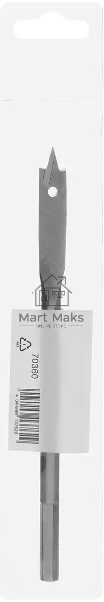 Сверло по дереву Сибртех 70360 перовое, 10 мм