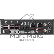 Материнская плата MSI MEG X870E ACE MAX, AM5, AMD X870E, 4xDDR5 (до 256 ГБ), 4xSATA, 5xM.2 (2xPCIe 5.0, 3xPCIe 4.0), 2xPCIe 5.0 x16, 1xPCIe x4, 1xHDMI, 1x5Gb LAN, 1x10Gb LAN, Wi-Fi 7, Bluetooth 5.4, 2xUSB-C 40Gbps (USB4), 2xUSB-C 20Gbps, 2xUSB-A 10Gbps, 7xUSB-A 5Gbps, 3x3.5 мм + S/PDIF оптический, 7.1, чёрный, с подсветкой, ATX