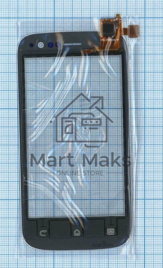 Сенсорное стекло (тачскрин) для Fly IQ442 Miracle, белое