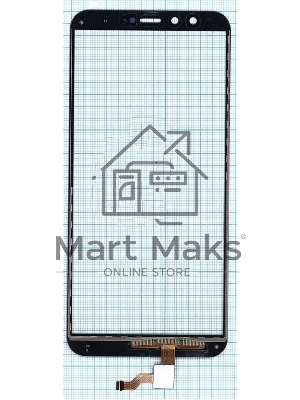Сенсорное стекло (тачскрин) для Huawei Honor 9 Lite, черное