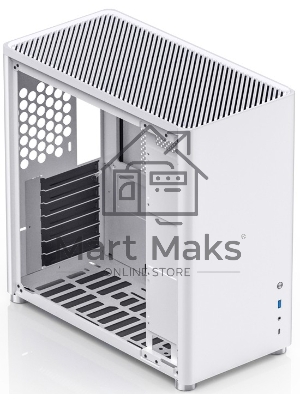 Компьютерный корпус JONSBO D40 White без БП, боковая панель из закаленного стекла, mini-ITX, micro-ATX, ATX, белый