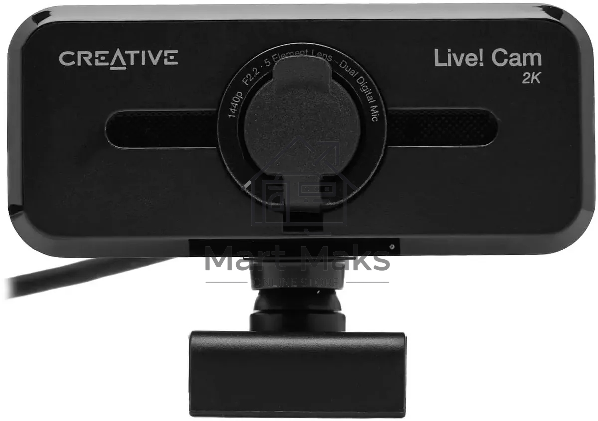 Камера Web Creative Live! Cam SYNC V3 черный 5MP (1440p) USB2.0 с микрофоном (73VF090000000)