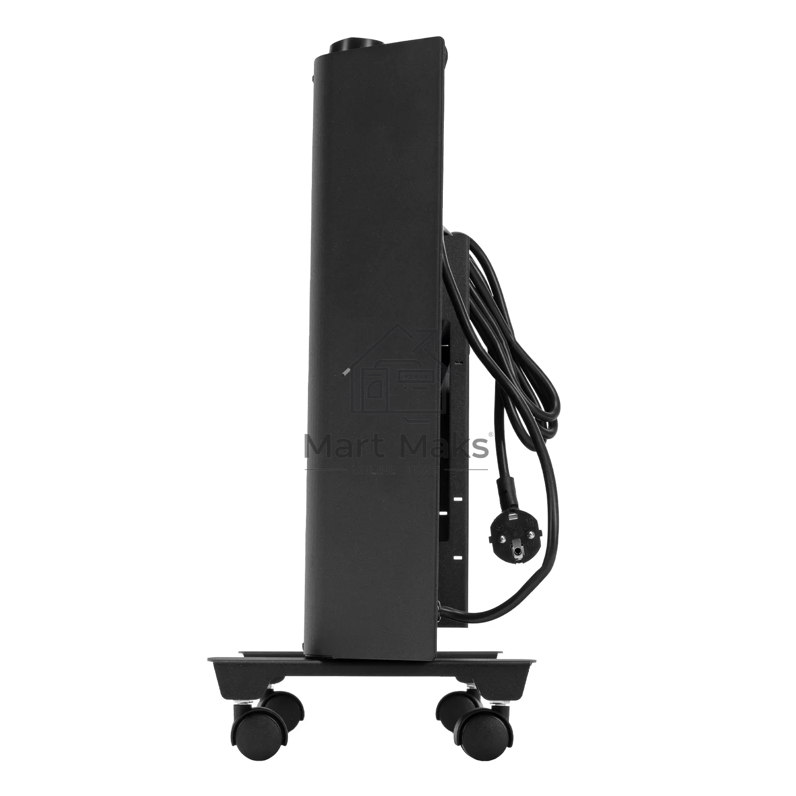 Конвектор Denzel XCE-1500B черный, 1500 Вт, 20 м2, термостат