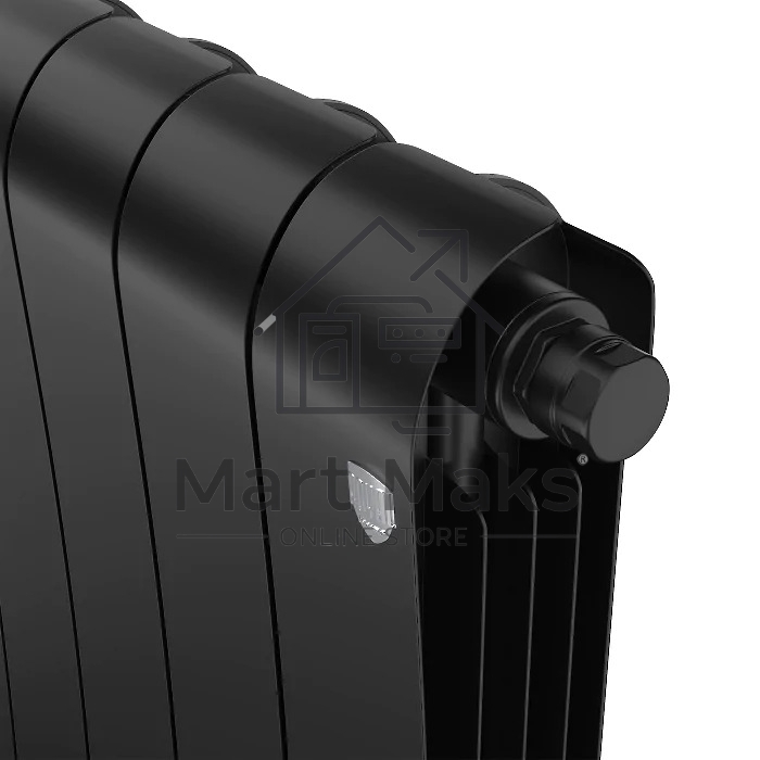 Радиатор биметаллический Royal Thermo Infinity 500 Noir Sable VR80 - 4 секц.