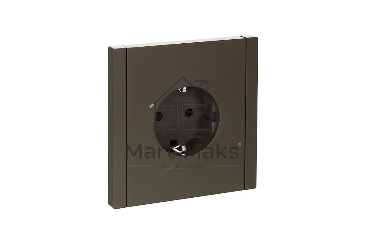 Розетка СП FORTE&PIANO FP315 16А с заземл. защ. шторки винт. крепл. сер. IEK FP-R14-16-K03