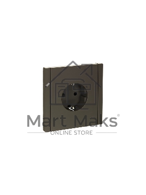 Розетка СП FORTE&PIANO FP315 16А с заземл. защ. шторки винт. крепл. сер. IEK FP-R14-16-K03