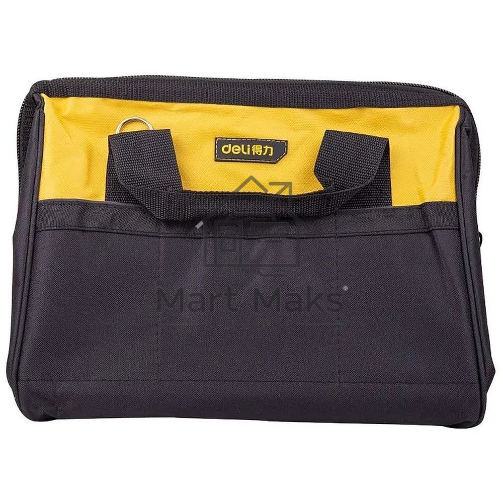 Сумка-саквояж для инструментов Deli DL-P2 350 x 280 x 290мм, 14 карманов, плечевой ремень, ткань Оксфорд 600D