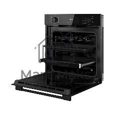 Духовой шкаф Kuppersberg HO 622 BX, High-Tech, 78 л, комбинированное управление, дисплей, таймер, 11 режимов, макс. температура 300 градусов, гриль, телескопические направляющие (на 1 уровень), энергоэффективность А, цвет черный, цвет фурнитуры черный/нержавеющая сталь