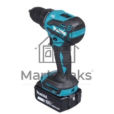 Дрель-шуруповерт Makita DDF490F002, 18 В, 3 Ач, 50 Нм, бесщеточный