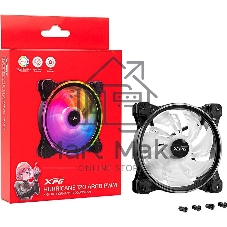 Вентилятор для корпуса ADATA XPG HURRICANE 120 PWM ARGb черный, 120 мм, пластик, 2000 об/мин, 18.17 дБ, 4 pin