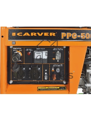 Электрогенератор бензиновый Carver PPG - 5000DE, 3.6 кВт, 101 дБ, 75 кг