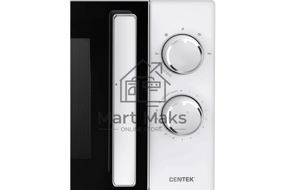 Микроволновая печь Centek CT-1560 белый, 20 л, 700 Вт, переключатели - поворотный механизм