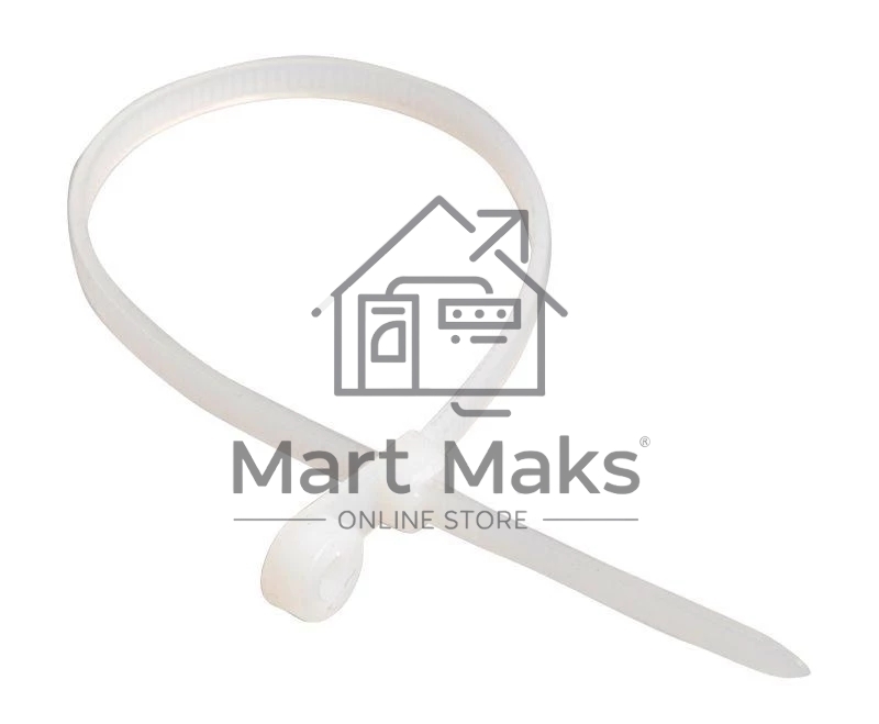 Хомут кабельный ИЭК UHH40-4-100-100 3.5х100 нейл. белый с отвер. для креп. ХОК (уп.100 шт)