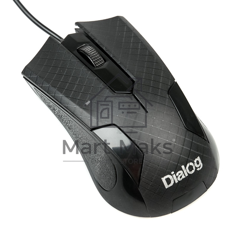 Мышь проводная Dialog Pointer MOP-08U черный, 800 dpi, USB, кнопки - 3