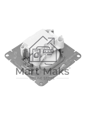 Розетка EKF UP1-SOW-100 СП Эпика 16А без заземл. без шторок механизм бел.