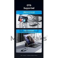 USB-концентратор Vention TQXHB, USB Type-C, USB/USB Type-C/HDMI, USB Type-C