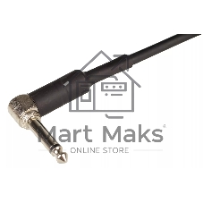Инструментальный кабель FORCE FGC-19/025L Jack - Jack, угловые штекеры, 0,25 м