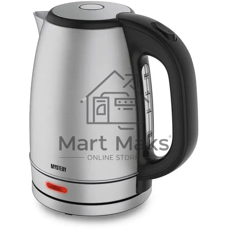 Чайник электрический MYSTERY MEK-1655 1.7 л, 1800 Вт, нержавеющая сталь