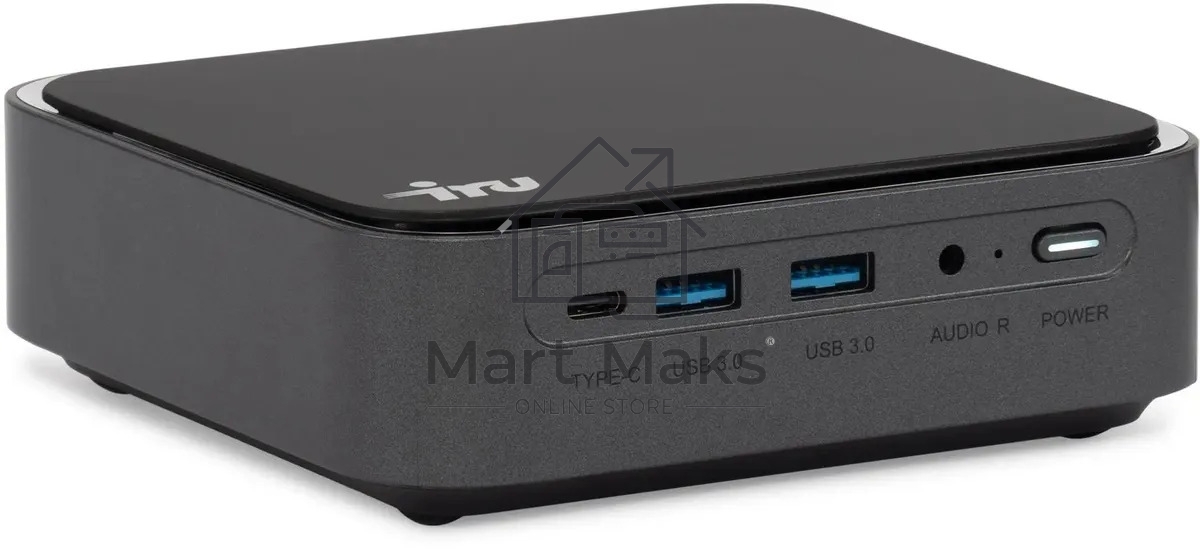 Неттоп IRU 310TLCN i5 1135G7 (2.4) 16Gb SSD512Gb Iris Xe noOS GbitEth WiFi BT черный (1975175)