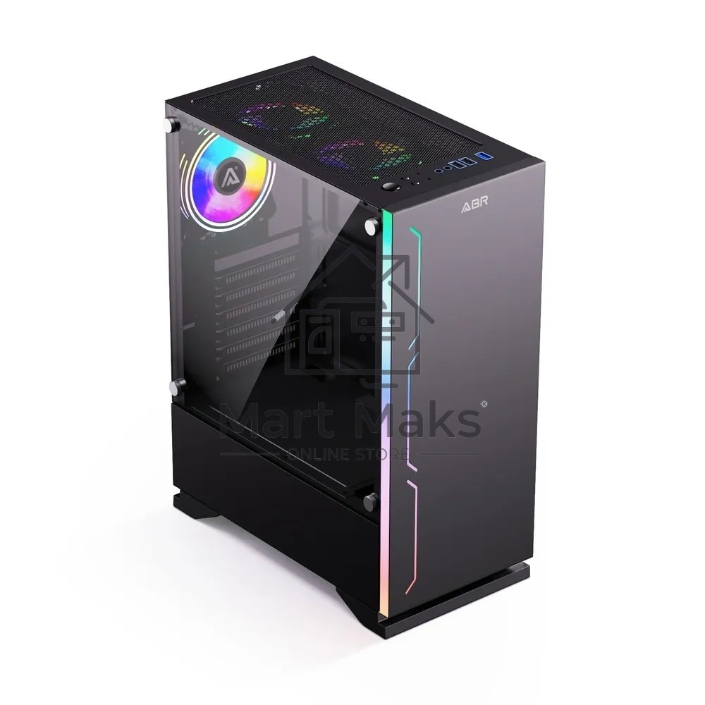 Компьютерный корпус ABR Robin I (1*USB 3.0, 2*USB 2.0, HD Audio, 3xRGB Fan, ATX, Micro-ATX)