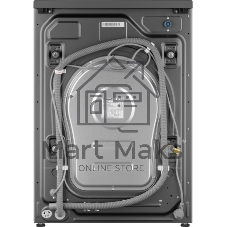 Стиральная машина Weissgauff WMD 49411 DC Inverter серебристая, загрузка фронтальная 11 кг, 1200 об/мин., класс: B