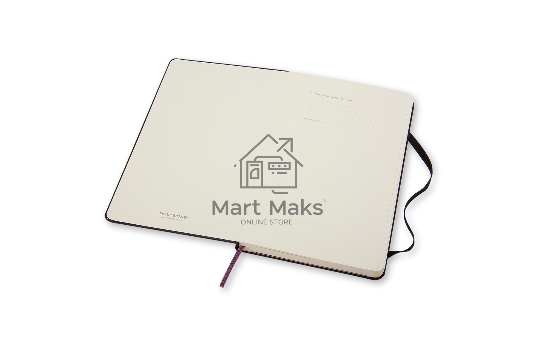 Блокнот Moleskine CLASSIC QP060 Large 130х210мм, 240 страниц, линейка, твердая обложка, черный