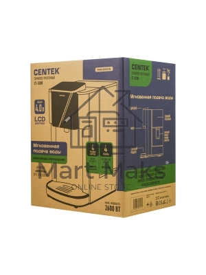 Термопот CENTEK CT-3200 проточный,4л, 2600Вт, 4 режима нагрева, СЕНСОР LCD дисплей, функ.самоочистки