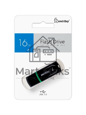 Флешка USB Smartbuy 16 Gb Paean черный (SB16 GbPN-K)
