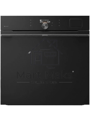 Духовой шкаф Gorenje BSA6138B, 77 л, макс. температура 300 градусов, комбинированное управление, TFT-дисплей, SteamAssist PRO, Wi-Fi, динамическая система охлаждения, быстрый нагрев, энергоэффективность А+, черный