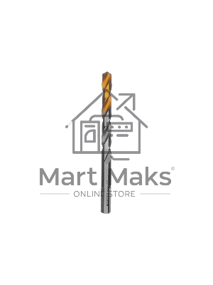 Сверло спиральное по металлу Denzel 8,5 x 117мм, Р6М5, Golden Tip