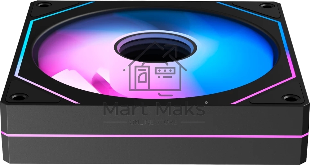 Вентилятор для корпуса Ocypus Gamma F12 ARGb REVERSE BLADE BK (Gamma-F12-BK1AM01X-GL)