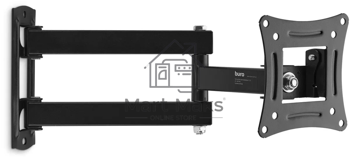 Кронштейн для телевизора Buro FL2S черный, 15