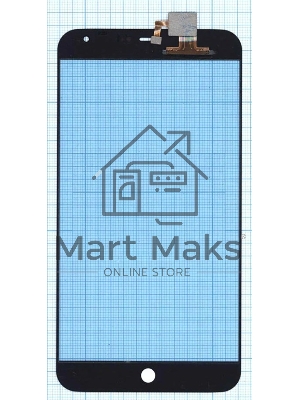 Сенсорное стекло (тачскрин) для Meizu MX4, черное