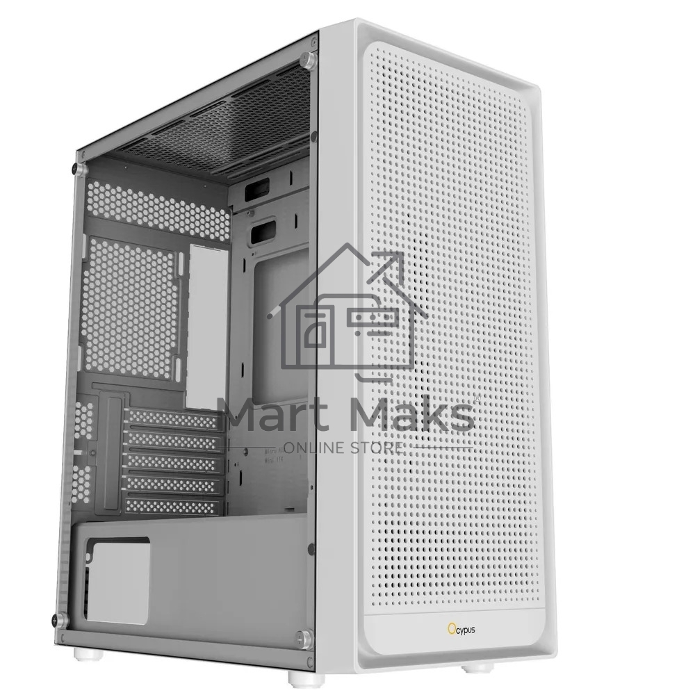 Компьютерный корпус Ocypus Gamma C50 без БП белый (Gamma-C50-WHG000XX-GL)