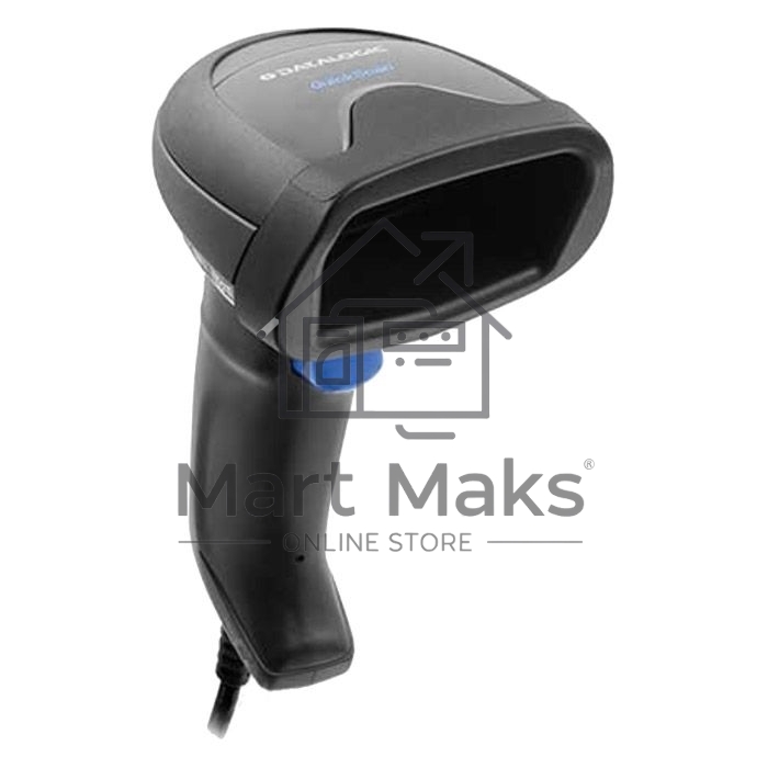 Сканер штрих-кода ручной QW2500 KIT, имидж 2D, 30 скан/сек, USB, черный