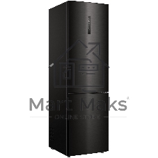 Холодильник Haier C4F740CBXGU1 черный двухкамерный 286/115л морозилка снизу, No Frost