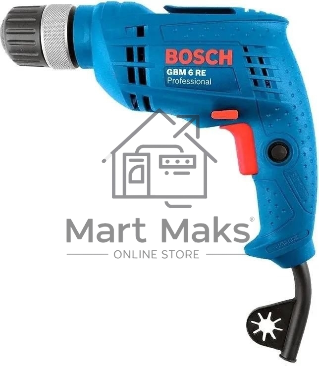 Дрель Bosch GBM 6 RE 0601472600, 350 Вт, сетевая, безударная