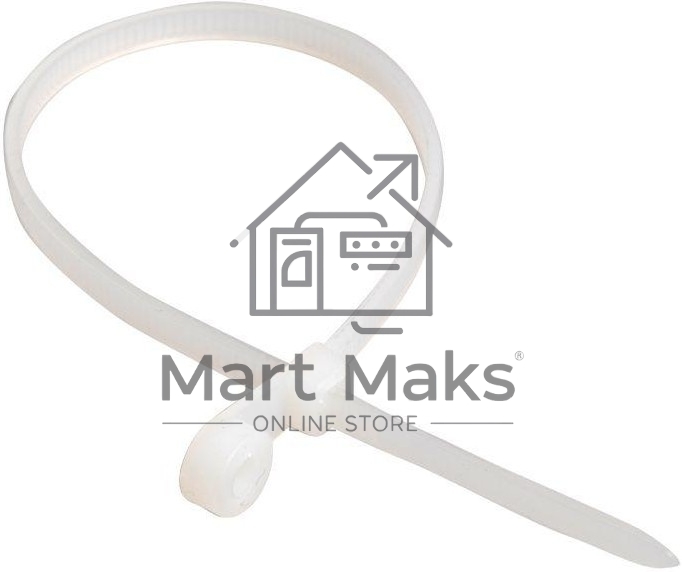 Хомут кабельный ИЭК UHH40-4-150-100 3.5х150 нейл. белый с отвер. для креп. ХОК (уп.100 шт)