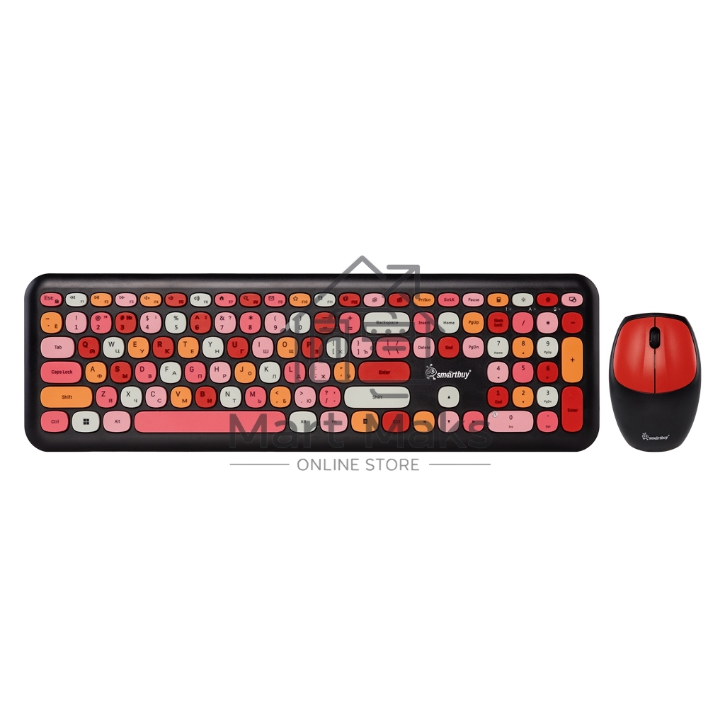 Комплект клавиатура+мышь Smartbuy (SBC-666395AG-K) 666395 черный